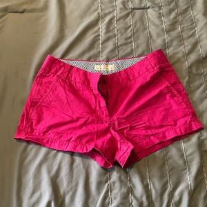 Fuchsia 3-inch JCrew Chino